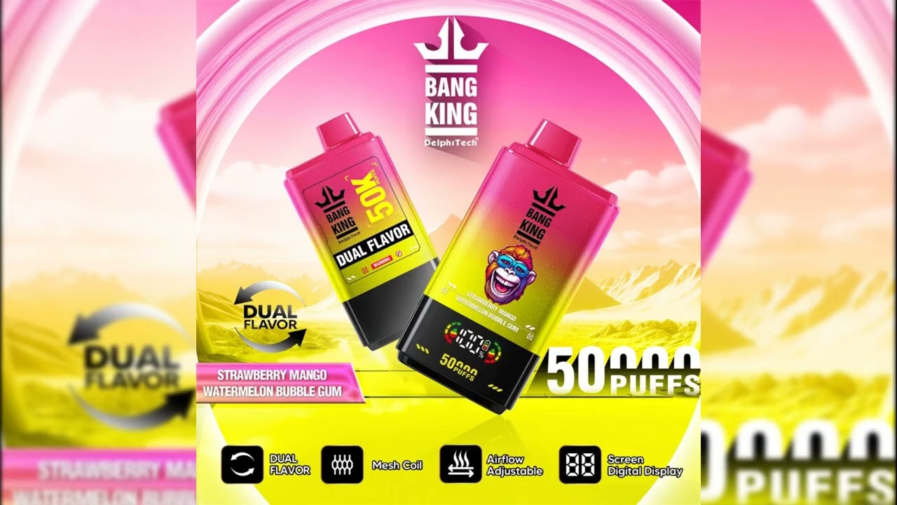 Reseña del vaporizador desechable Bang King 50K Puff