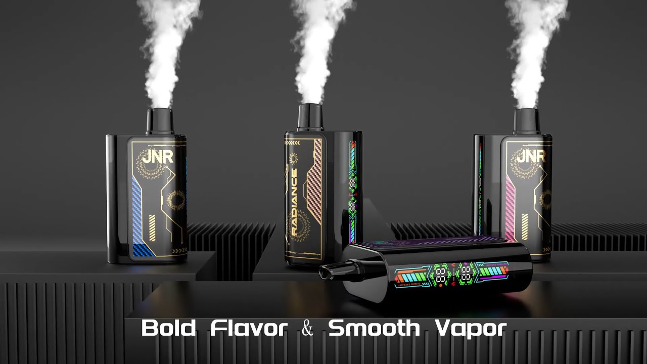 JNR Radiance: El vaporizador con pantalla inteligente y 31000 caladas.