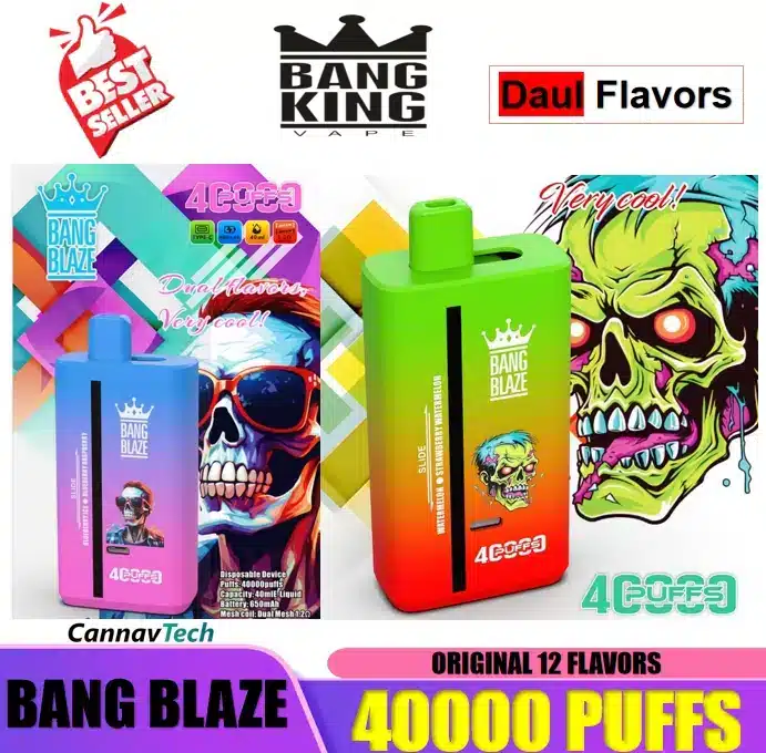 Double saveurBang Blaze 40000 (Bang Blaze 40k) — Guide completbang blaze puffs dual flavors wholesale disposable vape puff k elect