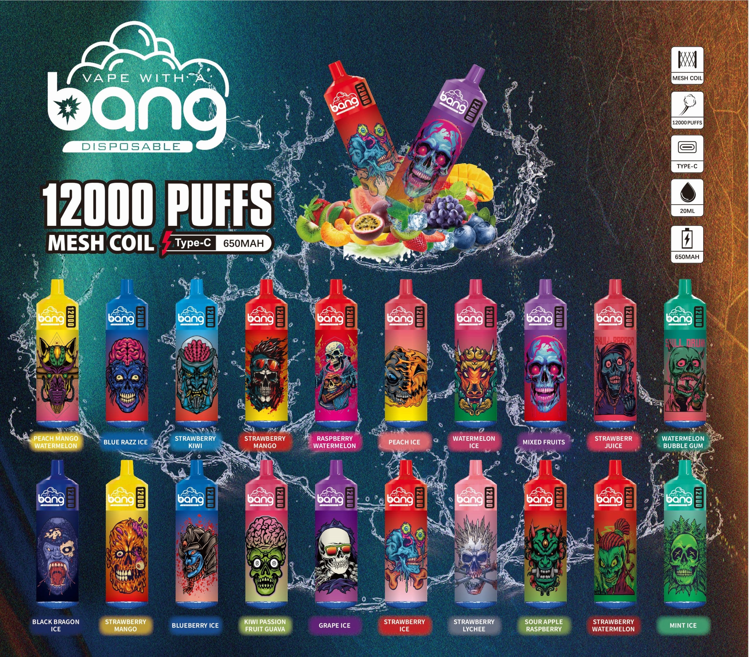 Bang 12000 Puffs Produktfamilie