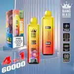 Saveurs 4 en 1Bang Blaze 60k — Guide complet 4‑en‑1 (60 000 bouffées)wholesale eu warehouse bangblaze k puffs triple i