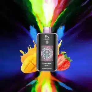 Juego VapeFumot Tornado 25000 Puffimgi randm fumot tornado fresa mango vapebeast photoroom x