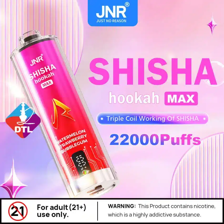 NarguiléJNR Shisha Max 22K : Guide Complet 2025 | Test & Avisimgi h vape jnr shisha max puffs main picture x