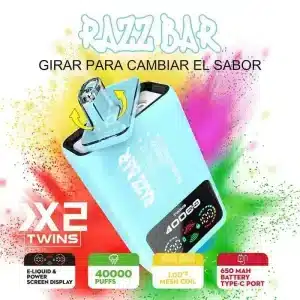 Barra de frambuesa de doble sabor 40K 40000 Puffimgi