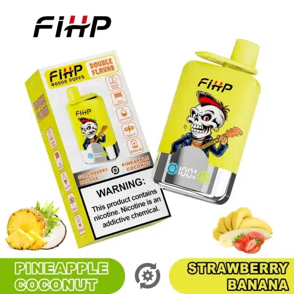 Double saveurFIHP 40000 Puffs 40K Double Flavors : Le Test Completimgi fihp puffs double flavors led display
