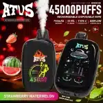 Puff 45kATVS 45000 Puffs 45K Full Smart Screen : Le Vape Jetable Futuriste à Écran Tactile Intelligentimgi atvs puffs