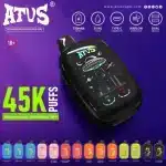 Puff 45kATVS 45000 Puffs 45K Full Smart Screen : Le Vape Jetable Futuriste à Écran Tactile Intelligentimgi atvs puffs