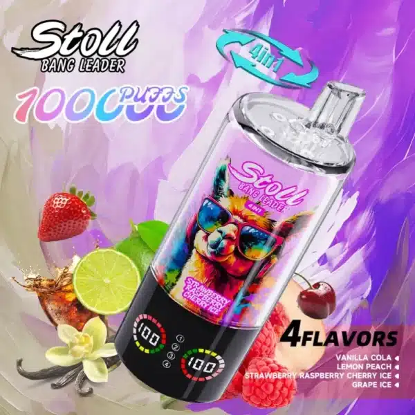Saveurs 4 en 1Bang Leader Stoll 100K 4 in 1 : Le Test Ultime de la Vape 100 000 Boufféesimgi bang leader stoll k puffs