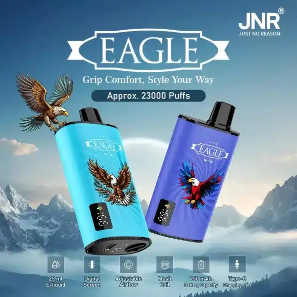 Vaporizador JNR Eagle de 25k caladas, 23K, 23000imgi, vaporizador desechable JNR Eagle