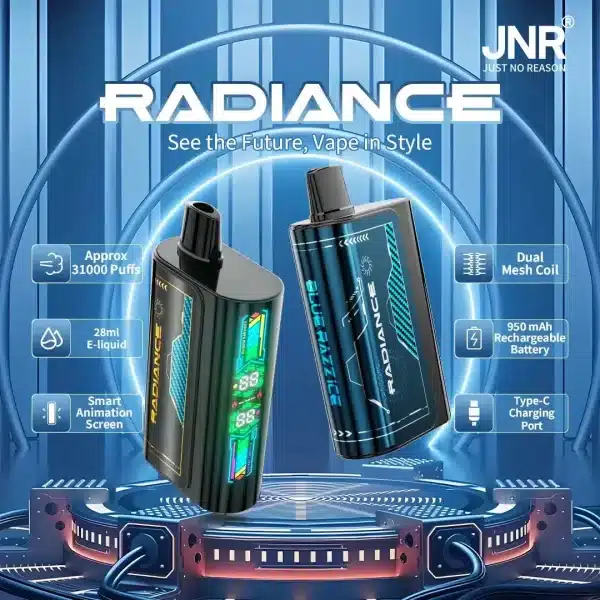 Vaporizador desechable JNR de 32k caladas Radiance 31000jnr