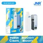 Vape JNR Power Mate 30K 30000jnr power mate k puff vape blue framboesa gelo