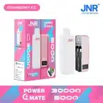 30k Zügen vapeJNR Power Mate 30K 30000jnr power mate k puff vape strawberry ice