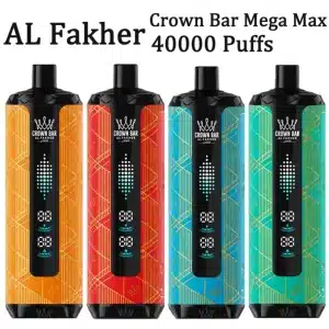 dtl vapeAL Fakher 40K Crown Bar Mega Maximgi al fakher k puffs