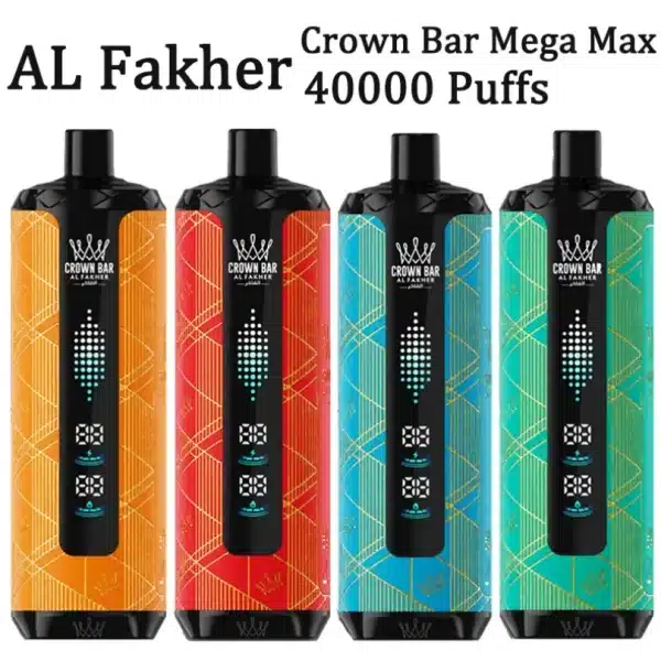 dtl vapeAL Fakher 40K Crown Bar Mega Maximgi al fakher k puffok