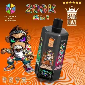 6 sabores en 1 Bang Blaze 200K Vaporizador Bang Blaze K 6 en 1