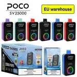 Europäisches LagerhausPoco SV 25000 vape 25Kimgi eu warehouse poco sv puffs digital screen