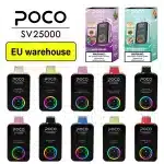 Europäisches LagerhausPoco SV 25000 vape 25Kimgi eu warehouse poco sv puffs digital screen
