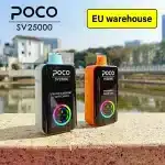 Europäisches LagerhausPoco SV 25000 vape 25Kimgi eu warehouse poco sv puffs digital screen