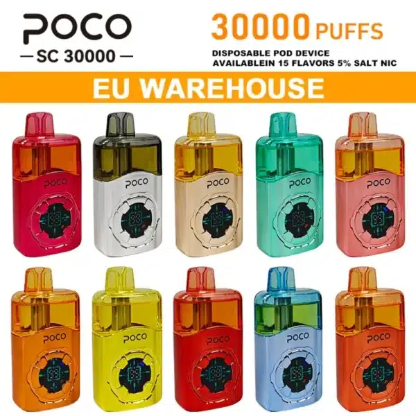 Almacén europeo Poco SC 30000 30k vapeimgi poco sc puffs