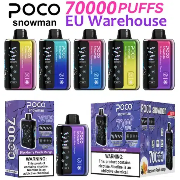 Vaporizador con control de hielo Poco Snowman 70000 70K Vapeimgi poco snowman puffs