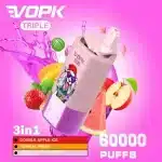 Drei GeschmacksrichtungenVOPK 60K 60000 Züge 3-in-1 Vapeimgi vopk tripe puffs in flavors k low nicotine up img