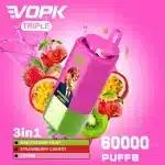 Drei GeschmacksrichtungenVOPK 60K 60000 Züge 3-in-1 Vapeimgi vopk tripe puffs in flavors k low nicotine up img