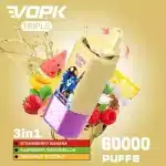 Drei GeschmacksrichtungenVOPK 60K 60000 Züge 3-in-1 Vapeimgi vopk tripe puffs in flavors k low nicotine up img