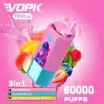 Drei GeschmacksrichtungenVOPK 60K 60000 Züge 3-in-1 Vapeimgi vopk tripe puffs in flavors k low nicotine up img